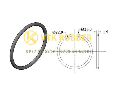 Oring silicon màu trắng chịu nhiệt