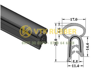 Cung cấp ron cao su xốp kẽm đa kích thước tại Thanh Hóa