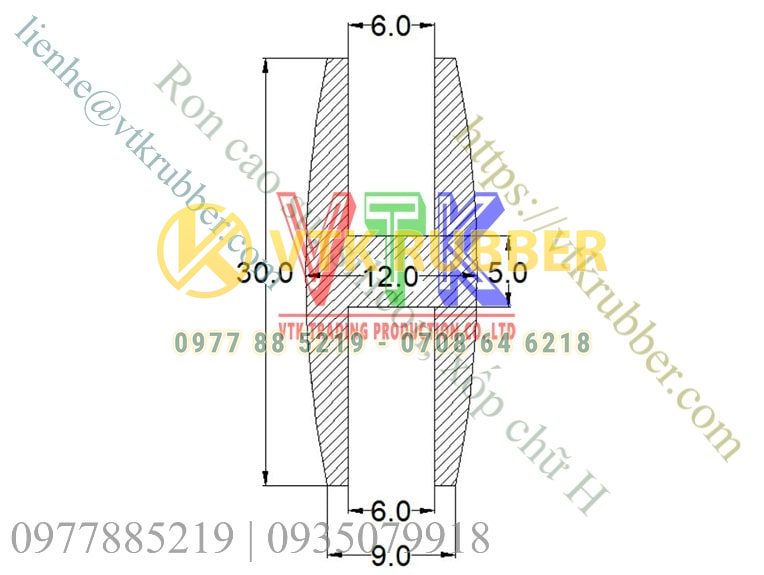 ban ve ky thuat ron nep cao su silicon xop chu h 09 min