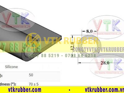 Địa điểm gioăng silicon trắng chữ P ở Bến Tre