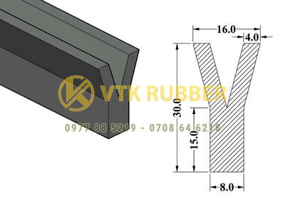 Cơ sở cung cấp gioăng silicon chịu nhiệt chữ Y Hà Tĩnh
