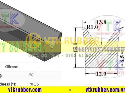 Nơi bán gioăng chèn kính chữ U, chữ V silicon Hồ Chí Minh