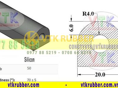 Nơi bán gioăng silicon chịu nhiệt chữ D Hà Tĩnh