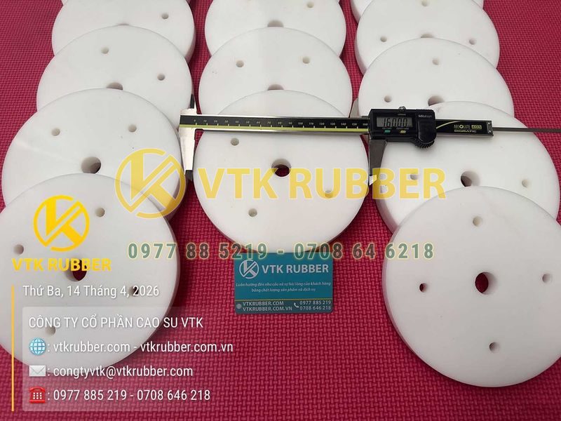 Vòng đệm silicon trắng chịu nhiệt 160x18x15