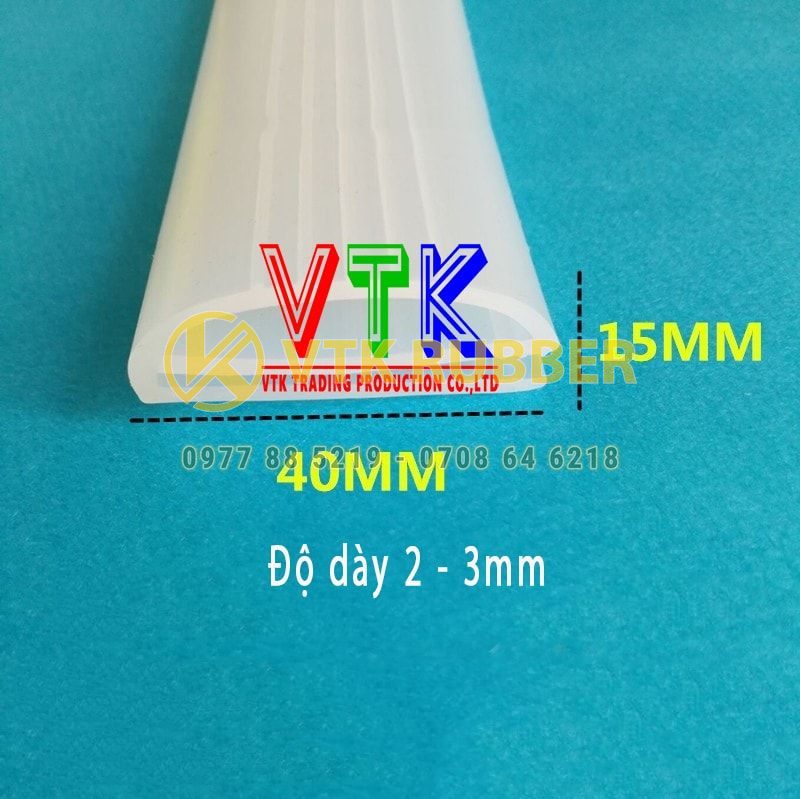 Ron silicon chữ E 20x15x3