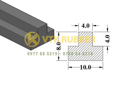 Công ty sản xuất gioăng silicon chịu nhiệt chữ T ở Đồng Tháp