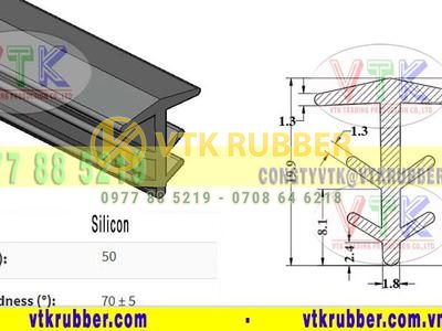 Xưởng sản xuất gioăng silicon chữ T ở Hoà Bình