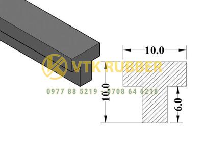 Cung cấp gioăng silicon màu trắng chữ T ở thành phố Cần Thơ