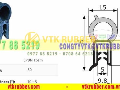 Ron cao su xốp bọc kẽm - 10031