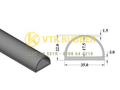 Xưởng sản xuất gioăng cao su EPDM chữ D chịu dầu ở Cần Thơ