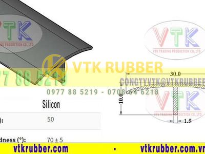 Công ty sản xuất gioăng silicon chữ T chịu nhiệt Nghệ An