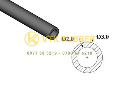Nơi bán ống silicon màu trắng, đỏ phi 3, phi 4mm ở Ninh Bình