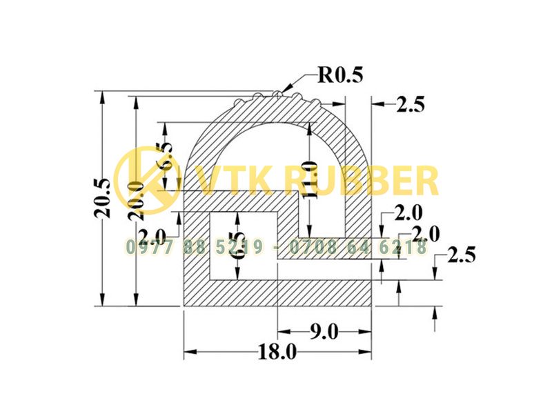 Báo giá gioăng silicon trắng, đen, đỏ chữ E ở Hậu Giang