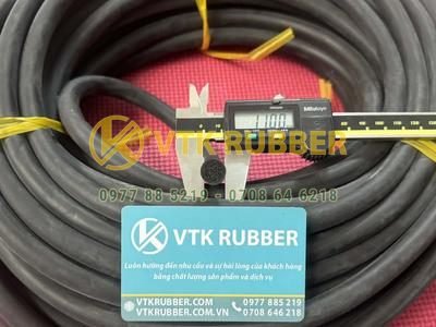 Ron EPDM xốp phi 11 chống rung, cách âm