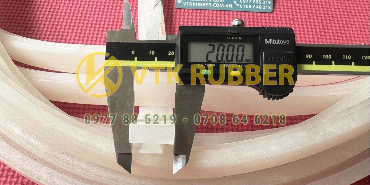 Ron cao su silicon chữ T chịu nhiệt báo giá nhanh theo kích thước