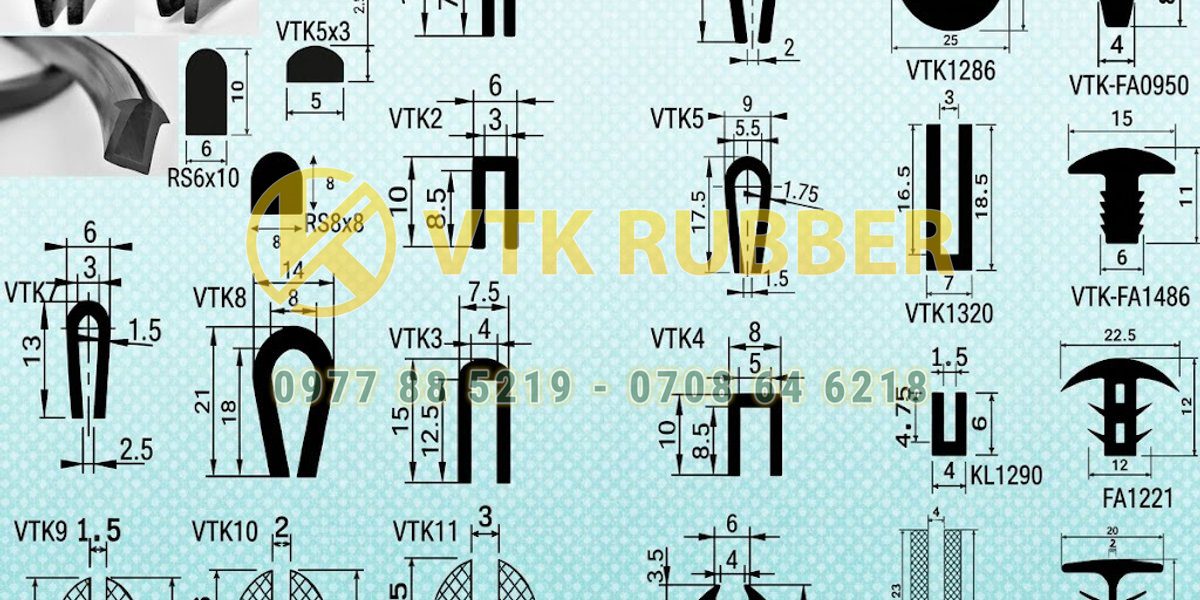 Ron chữ U cao su cho cửa kính, tủ điện, công nghiệp