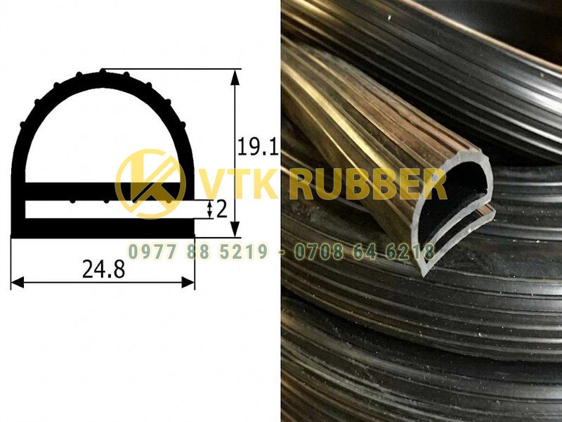 Ron cao su kính xây dựng – Gioăng nẹp kính theo yêu cầu