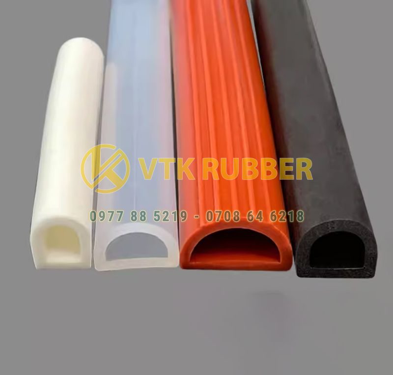 Gioăng silicon chữ D – Chịu nhiệt, chống thấm, giao hàng toàn quốc