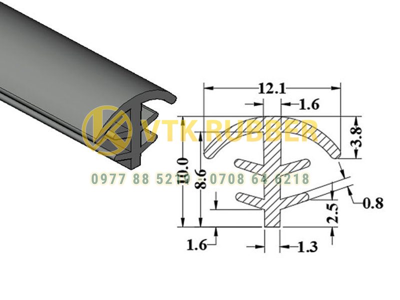 Công ty sản xuất gioăng silicon chịu nhiệt chữ T ở Cao Bằng