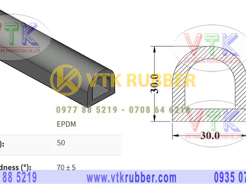 Mua ron cao su xốp đùn chịu lực chữ D ở Đà Nẵng