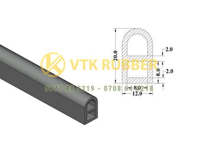 Báo giá ron silicon màu đỏ chữ D ở Quảng Ninh