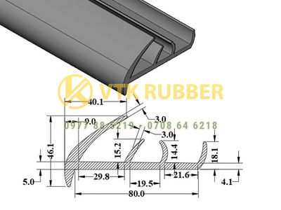Cơ sở bán gioăng cao su cửa thùng xe container ở An Giang