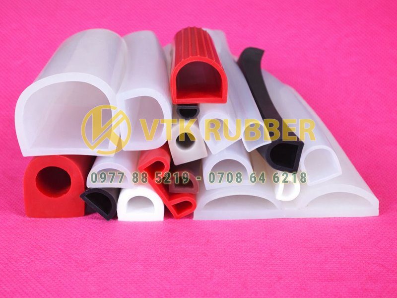 Gioăng silicon chữ D chịu nhiệt – Sản xuất theo yêu cầu, giao toàn quốc