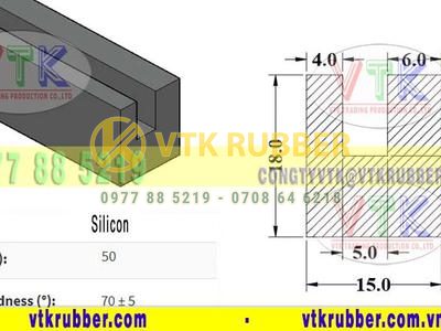 Cung cấp gioăng silicon cửa kiếng chữ U ở Thái Bình
