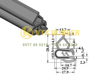 Gioăng cao su xốp có lớp kẽm chịu lực ở Vĩnh Long