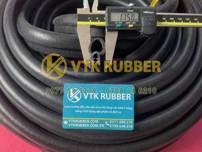 Ron cao su xốp kẽm chữ U 29x17.5x10 chống thấm, chịu lực, cách âm tốt