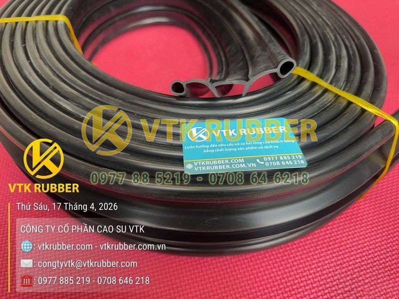 Ron cao su EPDM kho lạnh chữ U 44x46x2