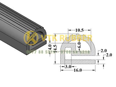 Công ty gioăng silicon trắng chịu nhiệt chữ E ở Đồng Tháp