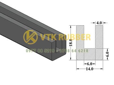 Cơ sở sản xuất gioăng silicon chịu nhiệt chữ U ở Bắc Giang