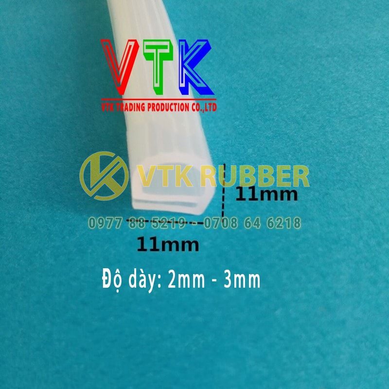 Ron silicon chữ E 11x11x2