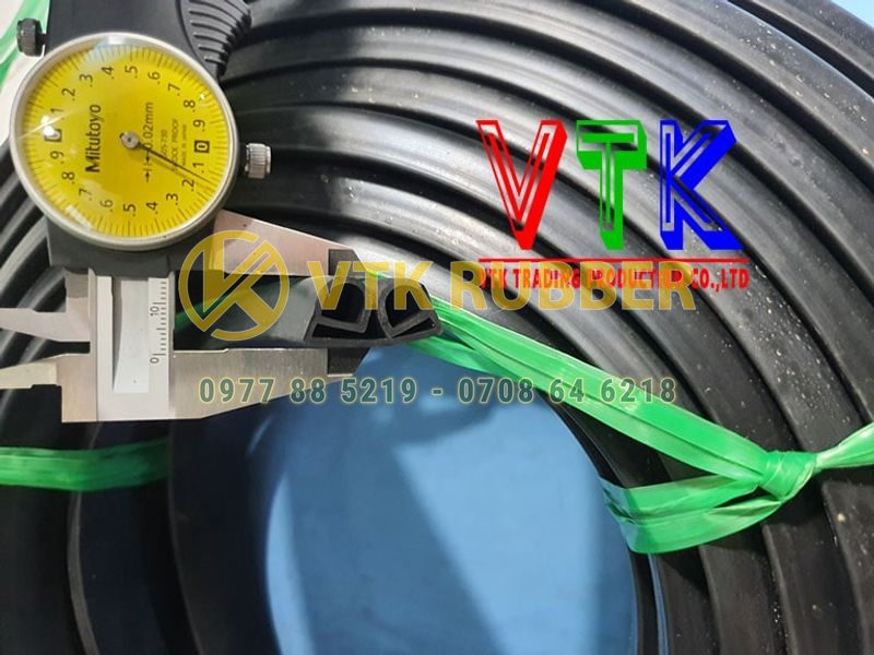 Gioăng cao su silicon chịu nhiệt chữ E