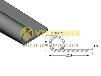 Báo giá gioăng silicon đỏ chữ P ở Lạng Sơn