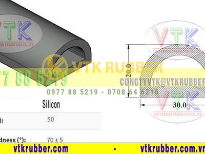 Gia công gioăng silicon trắng chịu nhiệt chữ D Sơn La