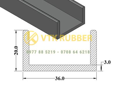 Công ty sản xuất joint silicon chữ U chịu nhiệt ở Gia Lai