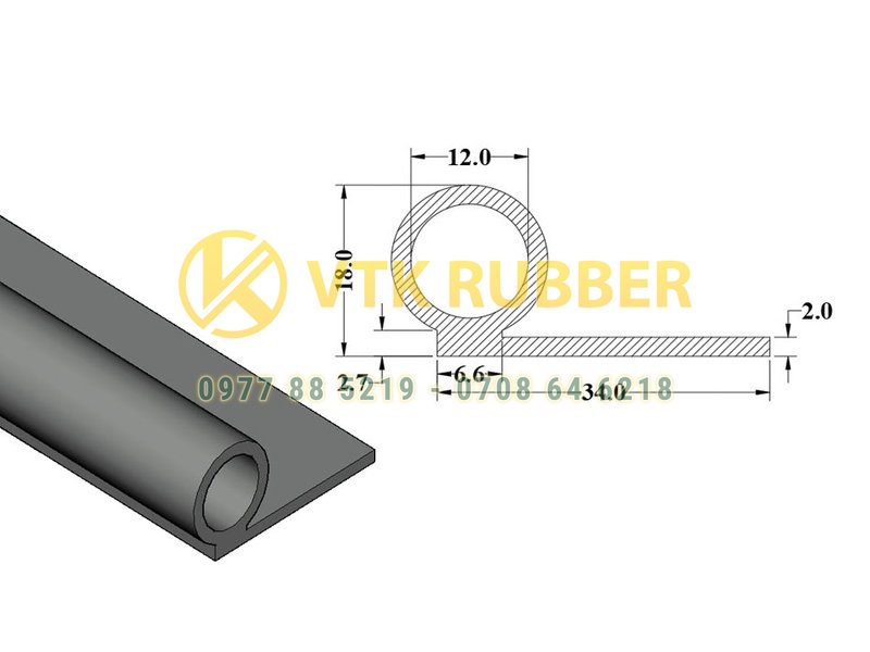 Báo giá ron cao su silicon chữ P ở tỉnh Hòa Bình