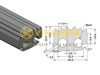 Xưởng sản xuất gioăng chịu nhiệt chữ H silicon Nghệ An