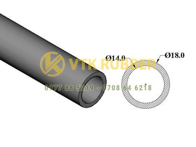 Cung cấp ống silicone chịu nhiệt phi 14 × 18 ở Cần Thơ
