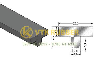 Xưởng cung cấp gioăng silicon trắng chữ T ở Thái Nguyên