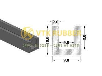 Cơ sở sản xuất gioăng silicon chữ U lắp khe kính ở Bạc Liêu