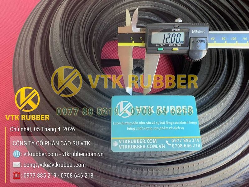 Ron cao su xốp kẽm chữ U 21x12.5x3.5 - XK 11, khe 4mm