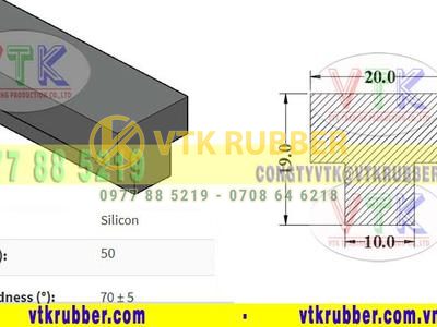 Cơ sở cung cấp gioăng silicon chữ T Thừa Thiên - Huế