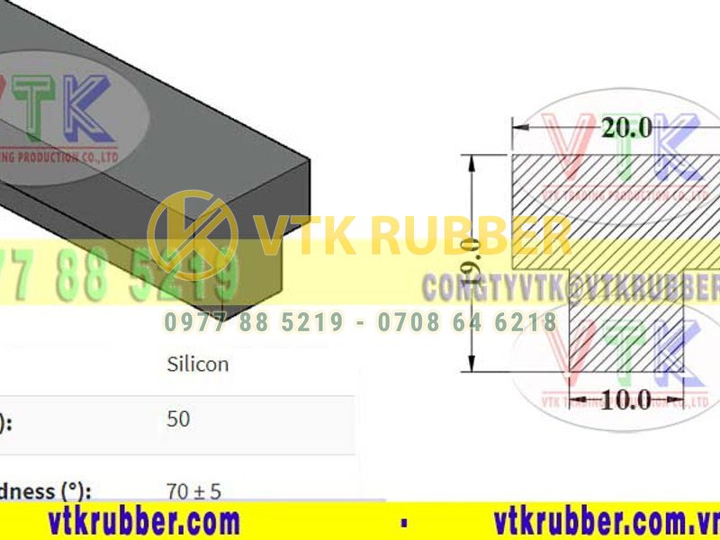 Cơ sở cung cấp gioăng silicon chữ T Thừa Thiên - Huế