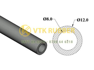 Xưởng sản xuất ống silicon chịu nhiệt phi 10, 12mm ở Thái Bình