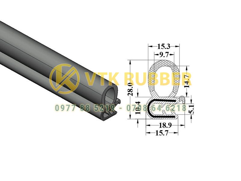 Địa chỉ bán ron cao su cửa tủ điện có lớp kẽm ở Ninh Thuận