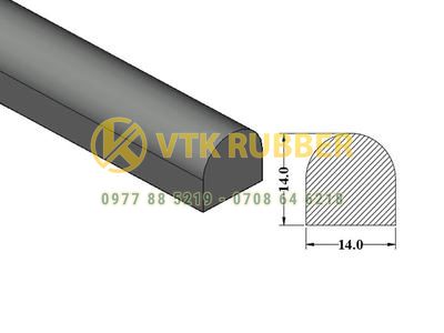 Cung cấp gioăng silicon trắng chữ D ở Lạng Sơn