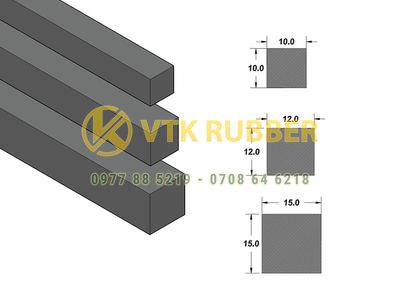 Ron cao su xốp vuông chống rung tại TP.HCM